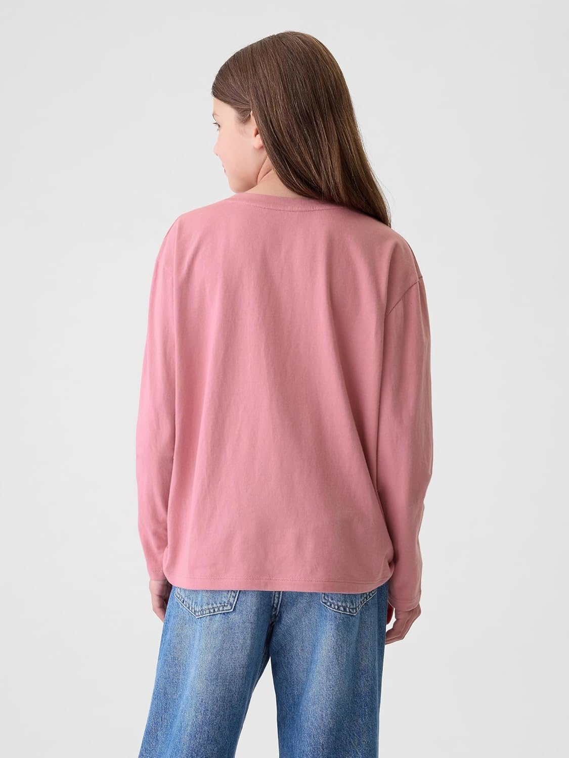 Gap Girls Long Sleeve Logo Tee T-Shirt - Image 2