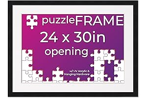 Poster Palooza 24x30 Frame for Jigsaw Puzzles 