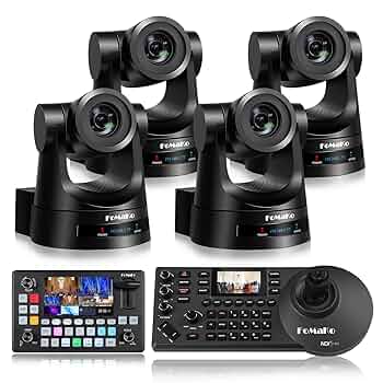 Amazon.com: FoMaKo PTZ Camera, AI Auto Tracking 20x Optical