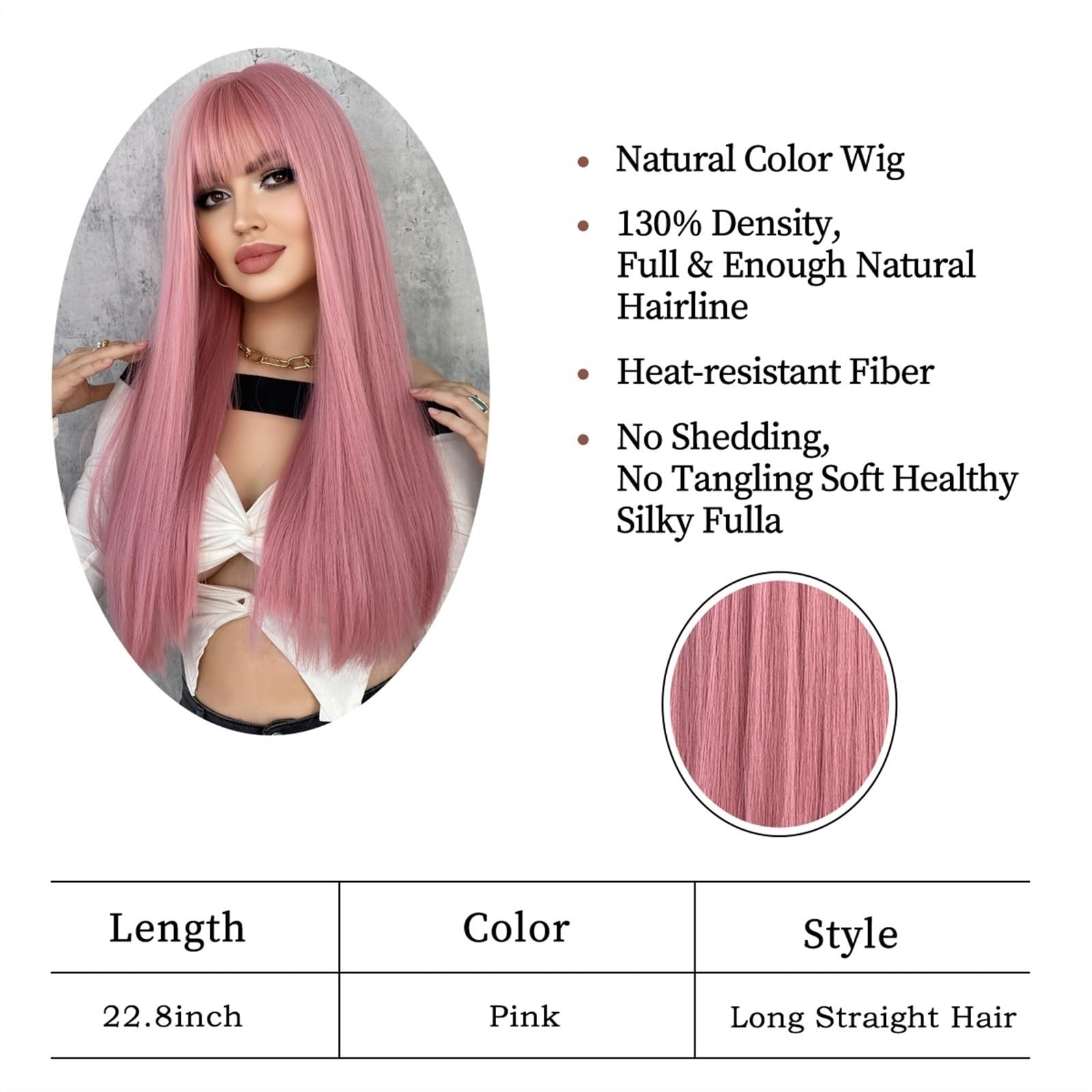 Amazon.co.jp: ウィッグ Plong ストレートヘアウィッグ女性のための