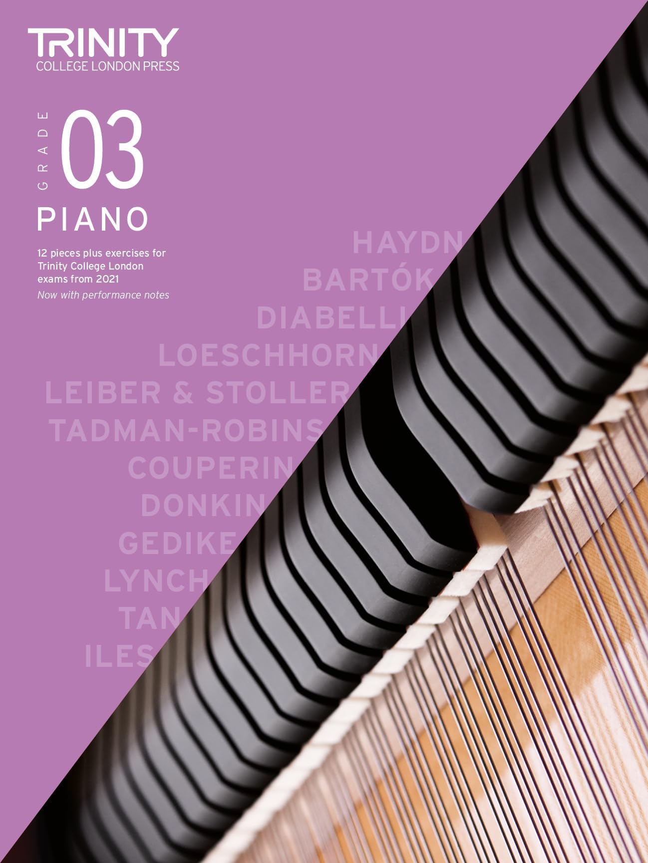 Trinity College London Piano Exam Pieces Plus Exercises 2021-2023: Grade 3: 12 pieces plus exercises for Trinity College London exams 2021-2023