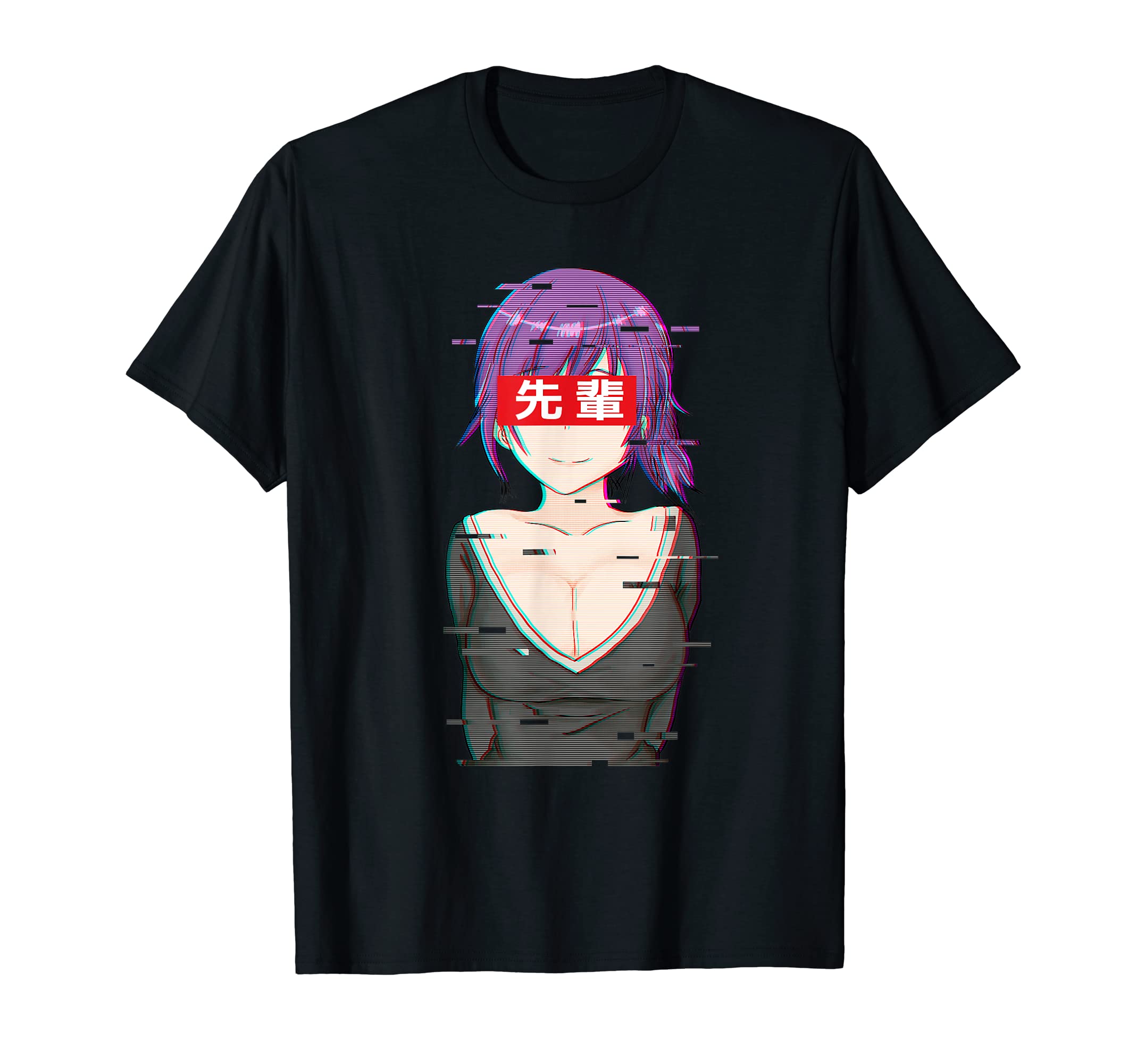 Aesthetic Super Anime Senpai GiftJapanese Vaporwave Notice Me Senpai T-Shirt