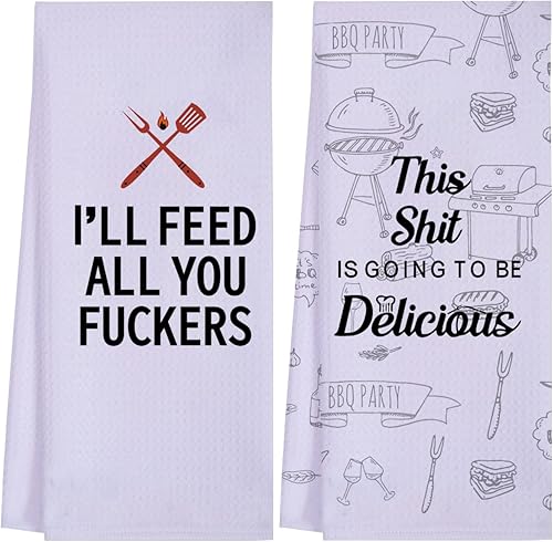Funny Kitchen Towels - Cooking Gifts For Brother