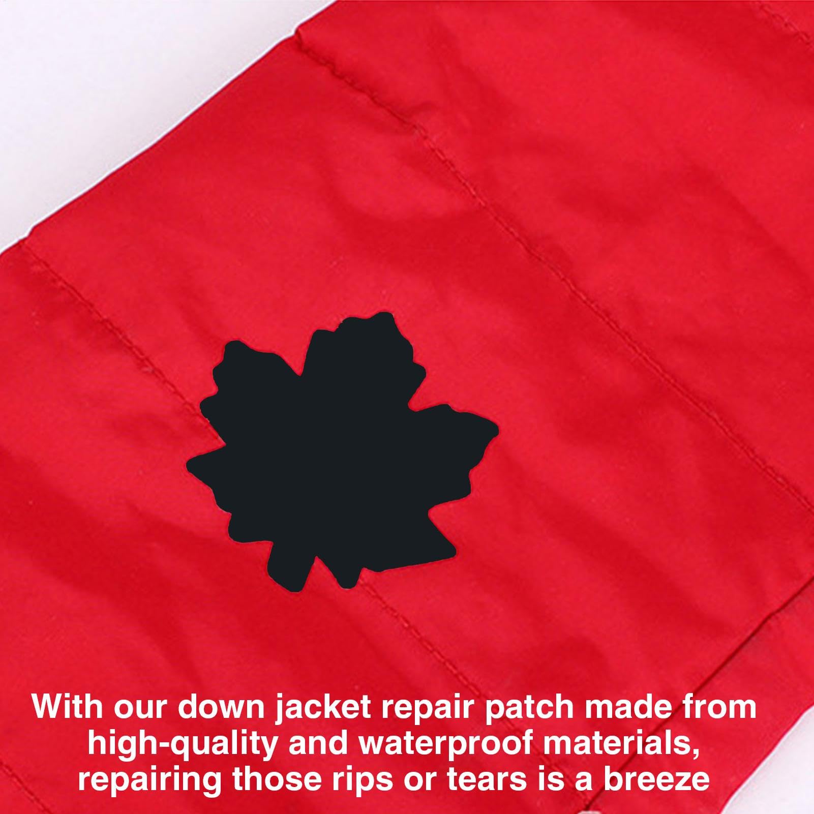 Down Jacket Patches - Patches for Down Jackets | Pre-Cut Fabric Stickers | Down Jacket Repair Clothes Patches | -Adhesive Clothing Repair Patch | Waterproof Stickers to Fix Holes/Tears