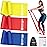Resistance Bands for Working Out, Exercise Bands for Physical Therapy, Stretch, Recovery, Pilates, Rehab, Strength Training and Yoga Starter Set
