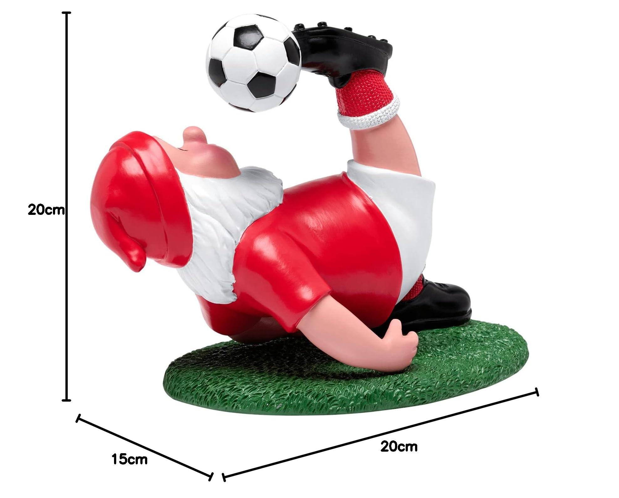 FC Bayern München Nain de jardin en forme de goutte Rouge