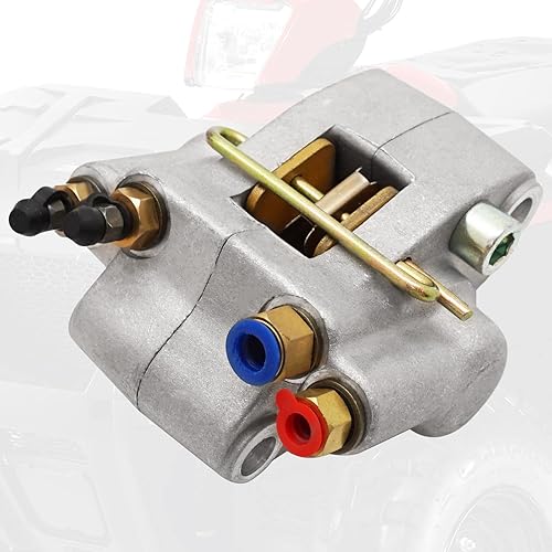 Miniatura 4 de M MATI 1910553 1910441 1910366 1930818 Conjunto de pinza de freno trasero para Polaris Sportsman 335 400 500 Diesel 455 Worker 335 500 con pastillas