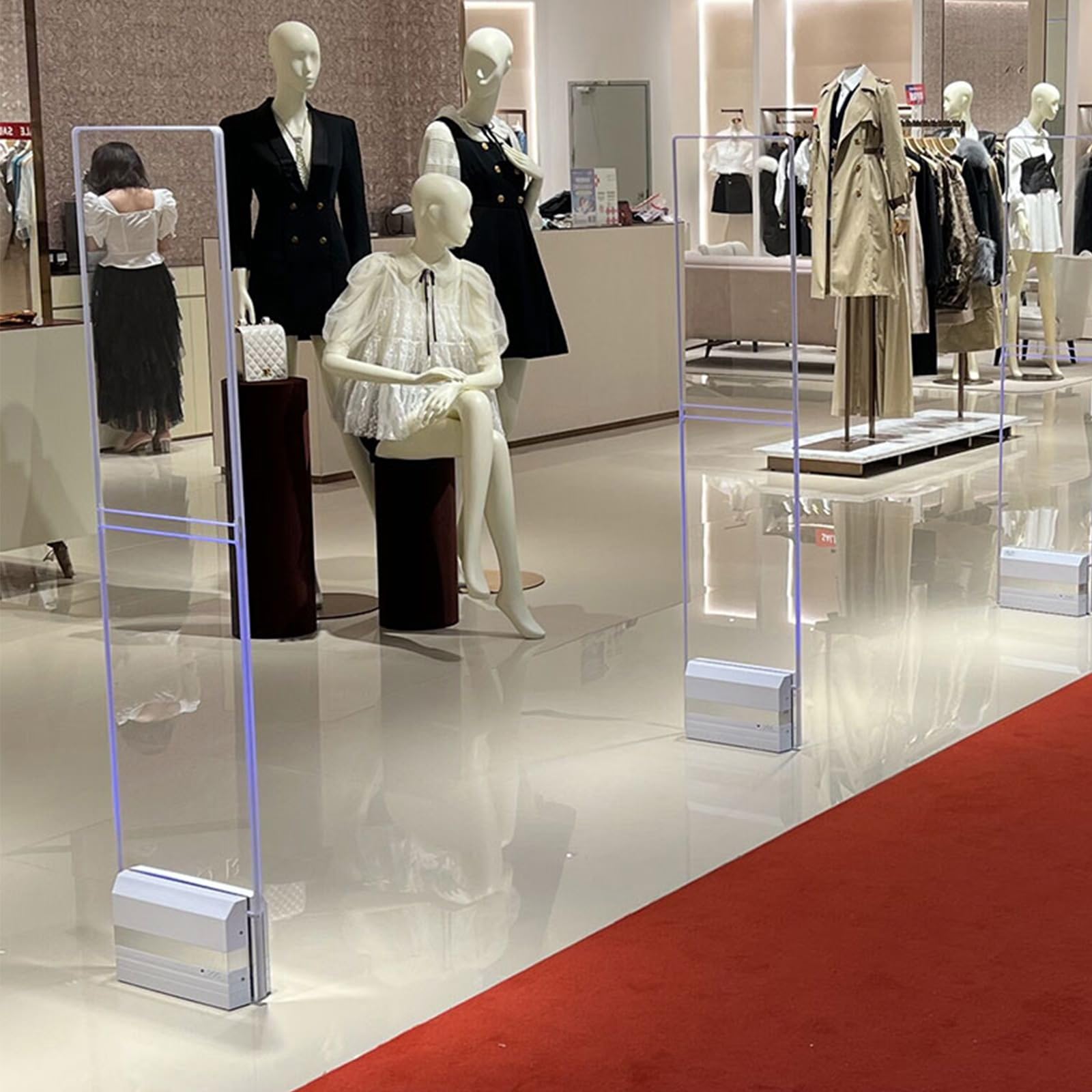 Détecteur D'équipement Antivol pour Vente Au Détail, Système de Sécurité EAS RF 58 khz, Tour D'étiquettes de Sécurité pour Magasins de Vêtements et Supermarchés