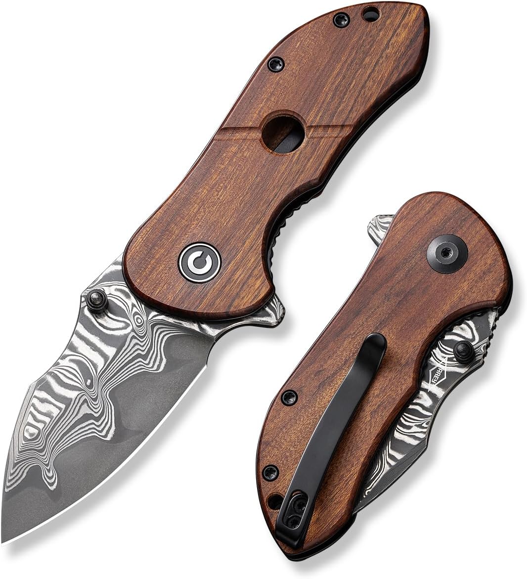 CIVIVI Gordo Folding Pocket Knife for EDC, Small Flipper Knife with 2.51" D2 Blade G10 Handle, Utility Knife for Men Women Gift C22018C-1