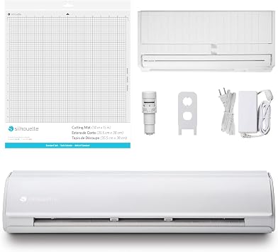 Silhouette Cameo 5 Plus آلة قطع الفينيل 15 بوصة مع برامج الاستوديو ، أداة كهربائية ومتوافقة مع ES Mat ، SNA و IPT ، 50 ديسيبل