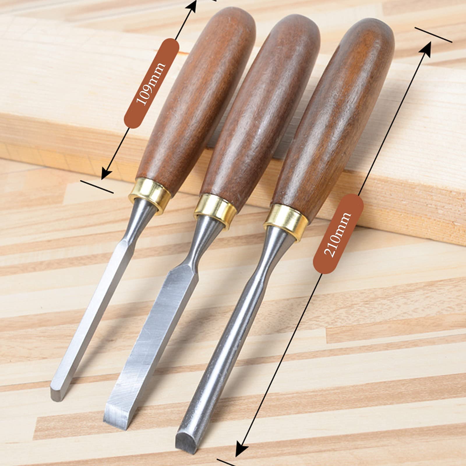 10st Professionele Houtsnijwerk Beitel Handgereedschap Set Voor Basis Gedetailleerde Carving Houtbewerkers Gutsen