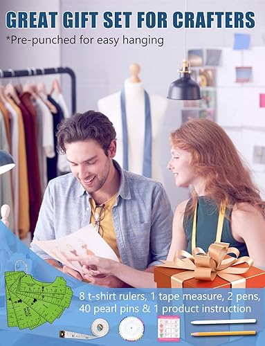 Miniatura 7 de Vowlove Guía de Regla de Camiseta para Alineación de Vinilo Regla de Camiseta para Centrar Diseño, Herramientas de Medición de Camisetas, Accesorios