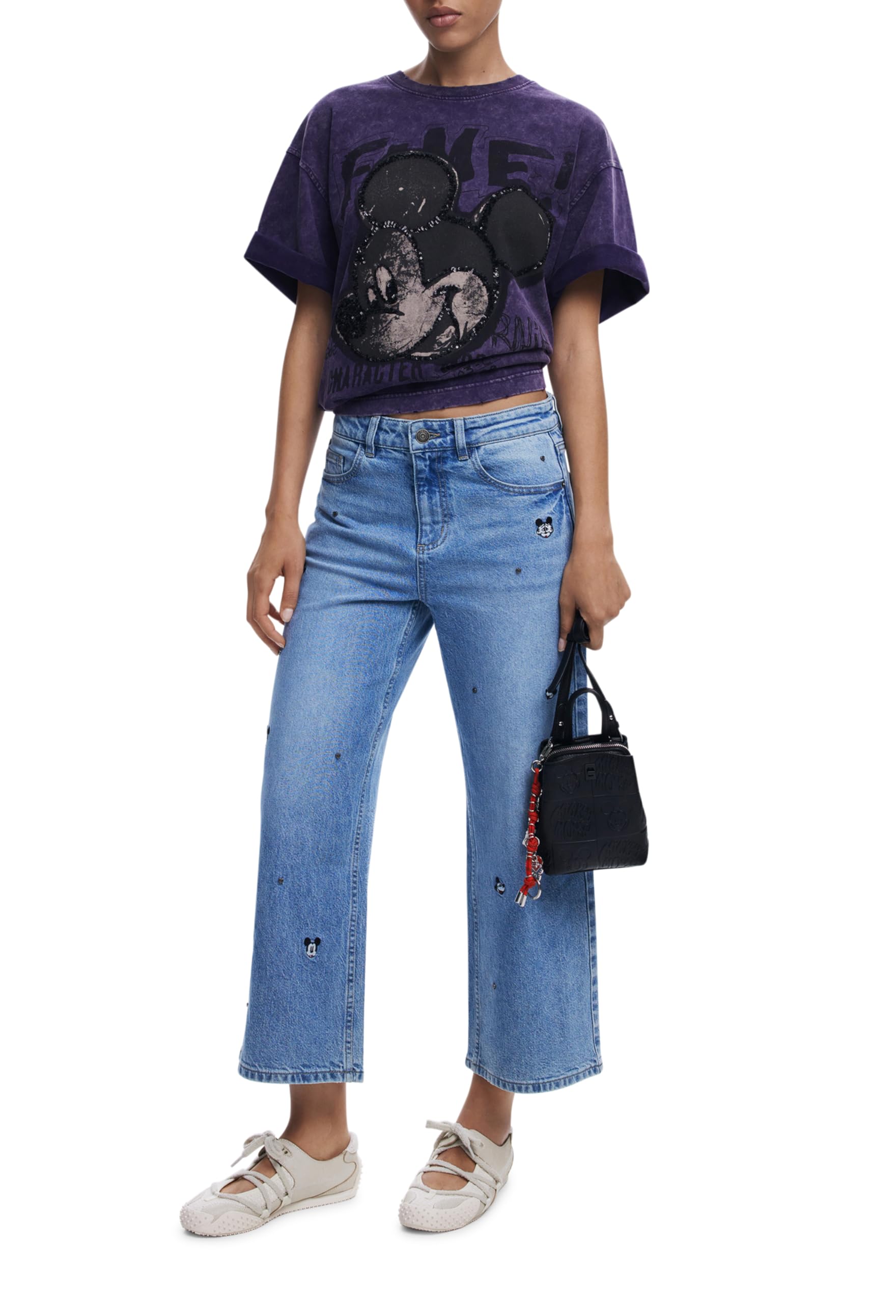 Desigual Mone_All Bi-Fold portfel damski, czarny, 13, Czarny, 13