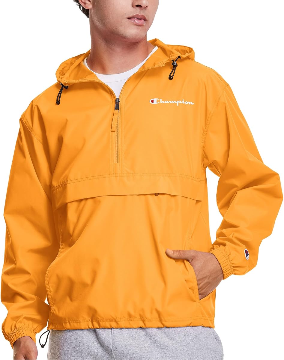 Champion Chaqueta para Hombre, Chaqueta Stadium con Cremallera Completa, Resistente al Viento, Chaqueta Resistente al Agua para Hombre