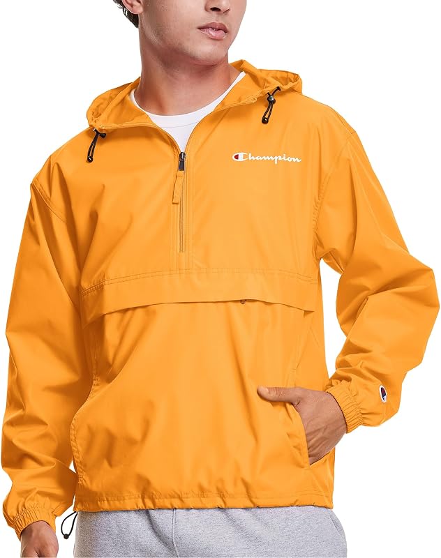 Champion campera para Hombre, campera Stadium con Cremallera Completa, Resistente al Viento, campera Resistente al Agua para Hombre