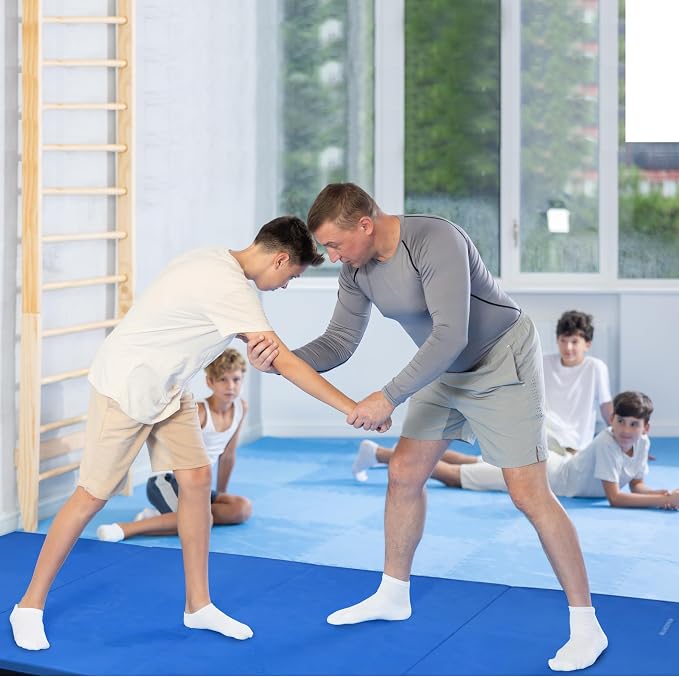 Colchoneta de Gimnasia Plegable BalanceFrom 120x48x2 pulgadas miniatura 8
