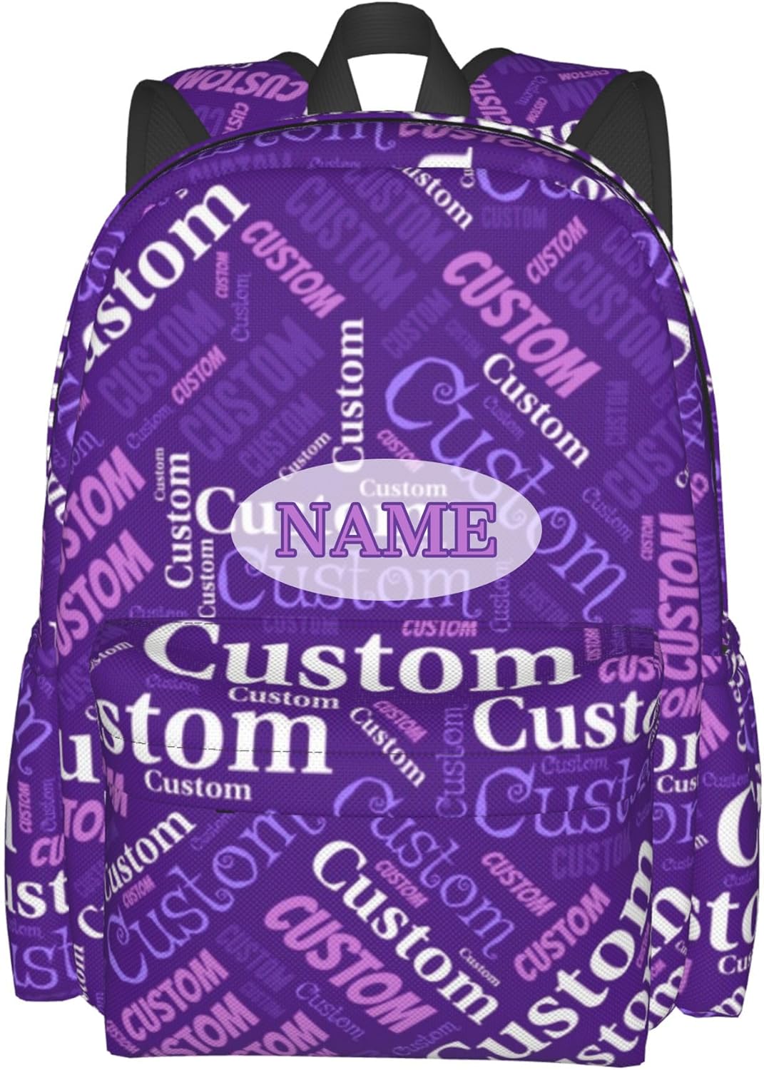 Custom Backpack with Name, Personalized School Backpacks with Name, Your Own Design School Backpack, Customized Name Bookbags