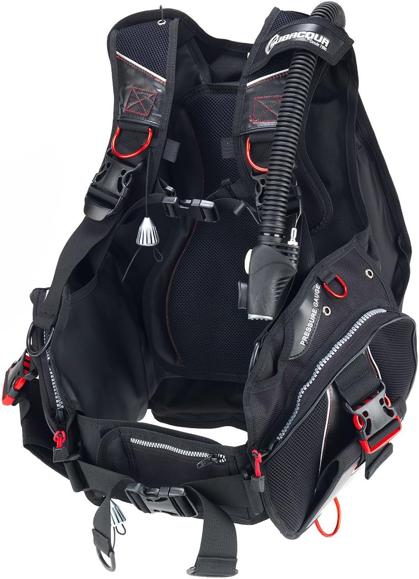 Subacqua Black Tech EVO Diving Vest, Black, S