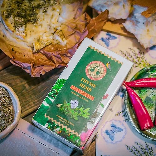 Hierba de tomillo siberiano, 3.53 oz (100 gramos) - Té de hierbas de tomillo