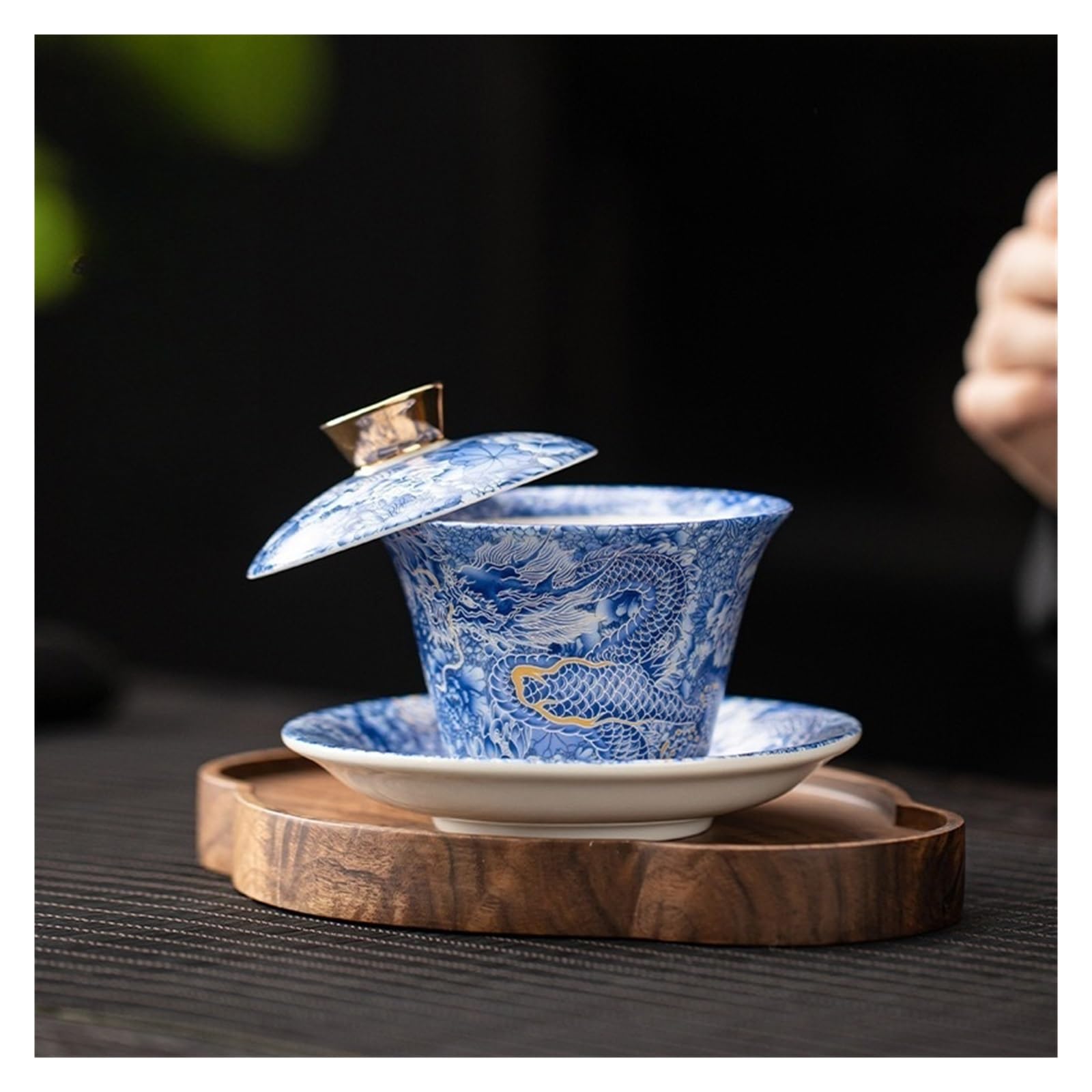 Sancai Porzellan Teeschale Set 3tlg