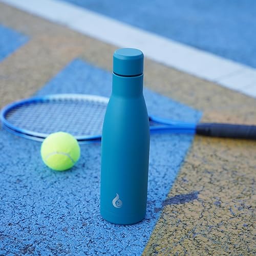 Miniatura 5 de BJPKPK Botellas de agua aisladas de acero inoxidable de 25 onzas, botella de agua reutilizable de metal para viajes, deportes, mantiene el frío y el