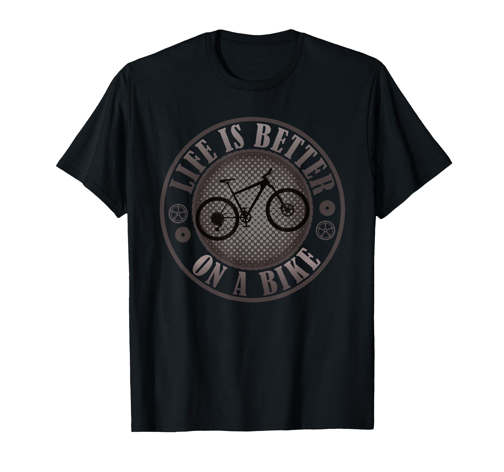 Bicycle bike life is better on a bike mountain bike BMX MTB T-Shirt