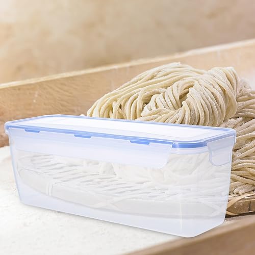 Miniatura 6 de Cabilock Caja de almacenamiento de fideos rectangular Recipientes de pasta grandes Tapa sellable para cocina