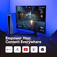 Vista 9 de AVerMedia 4K60 Capture Card with HDMI 2.1, Low Latency, 4K144/4K120 Passthrough, Game Capture Device for PS5, PS5 Pro, Xbox, Switch, Streaming on