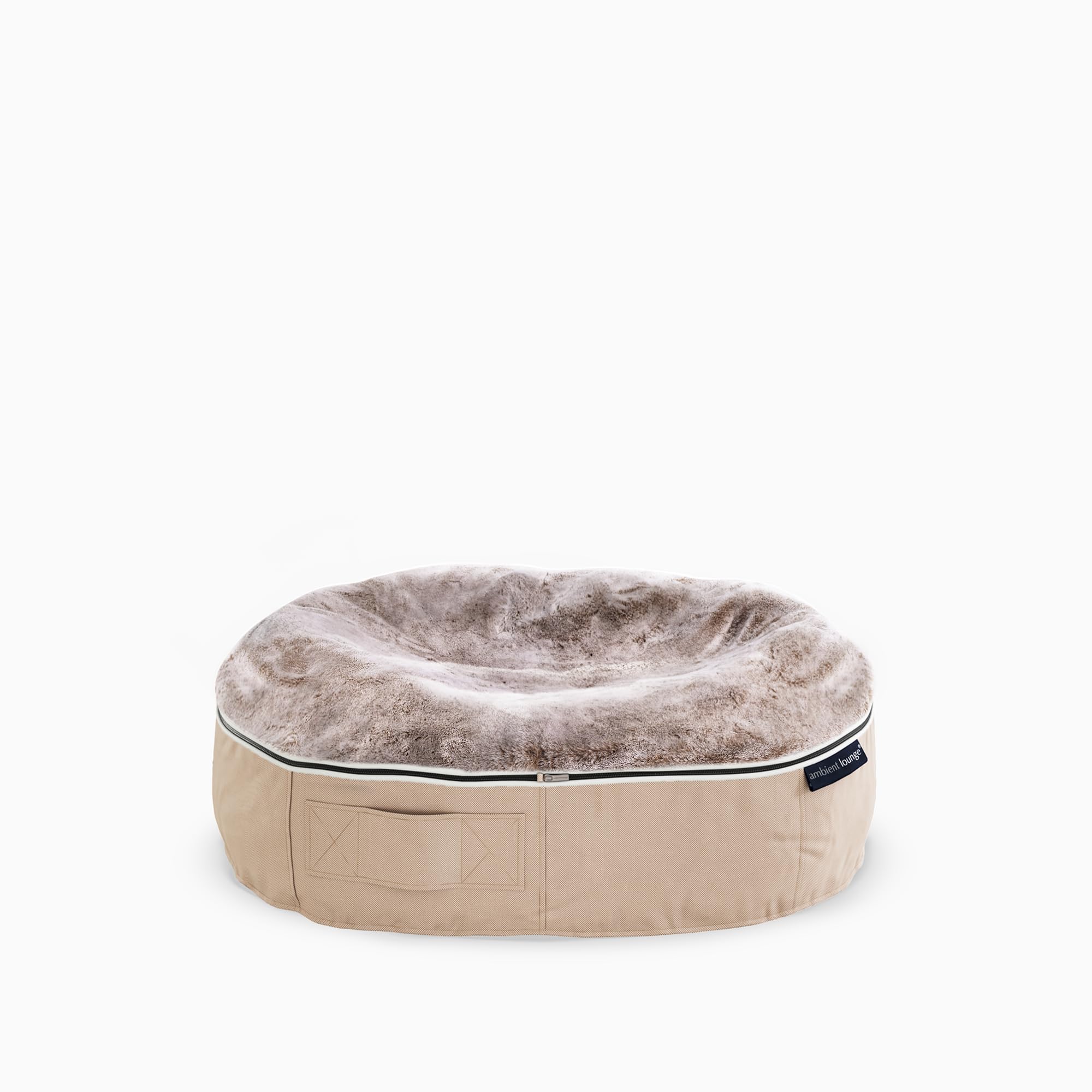 Ambient Lounge Medium Rebound Foam Mattress Dog Bed (Cappuccino)