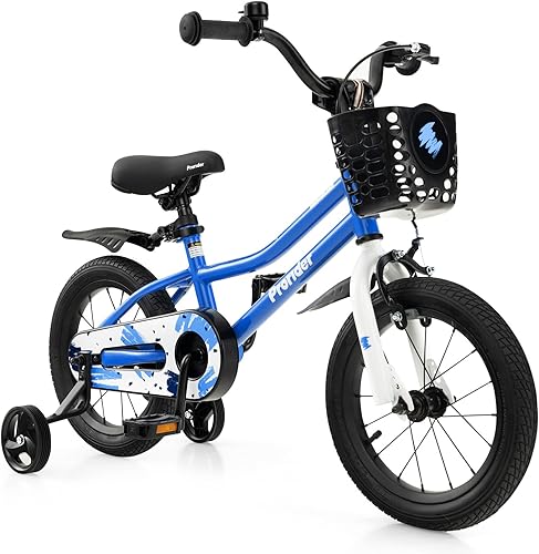 BABY JOY Bicicleta para niños, 12, 14, 16, 18, 20 pulgadas, bicicletas para niños y niñas, adolescentes de 3 a 8 años o más con ruedas de