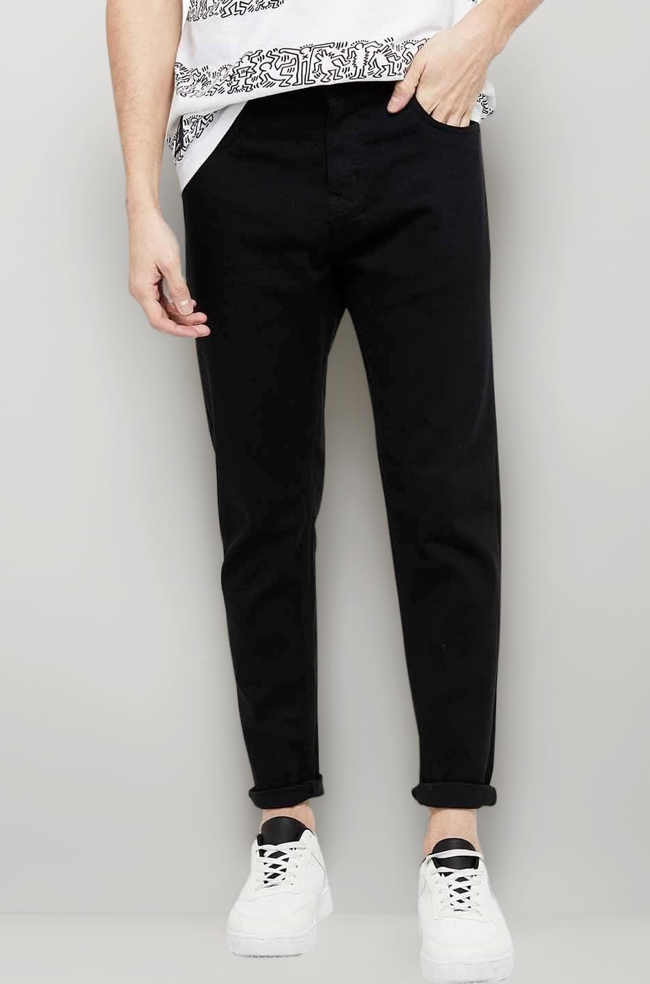 Men's Slim Fit Mid Rise Jeans
