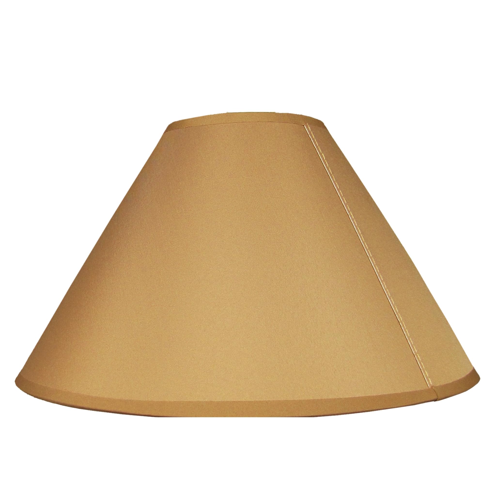 Empire Cotton Coolie Lamp Shades for Table Lamps and Pendant Ceiling Lights - 30cm Dia Cream (Mocha)