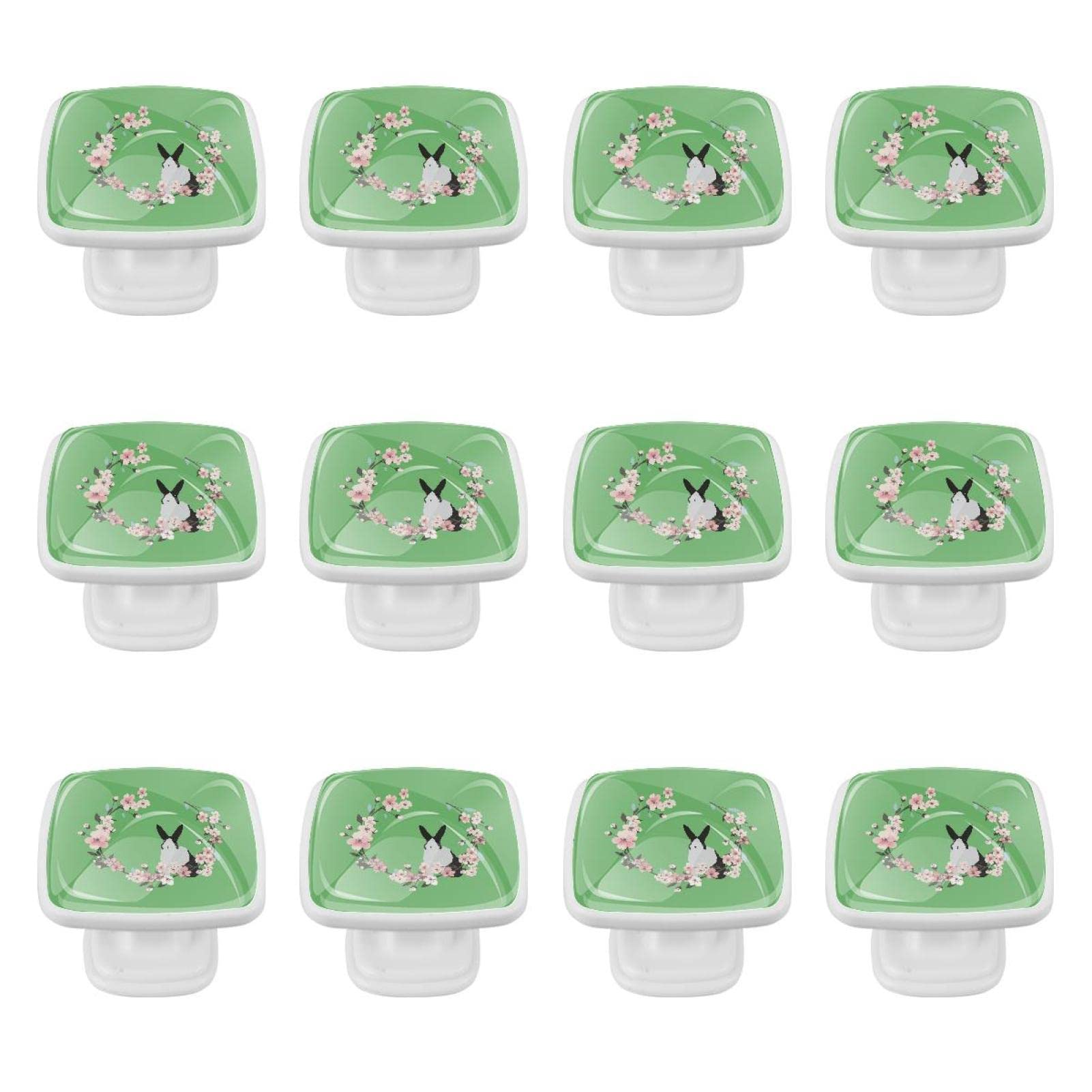 Boutons de cuisine lapin pour chambre d'enfant et meuble vintage