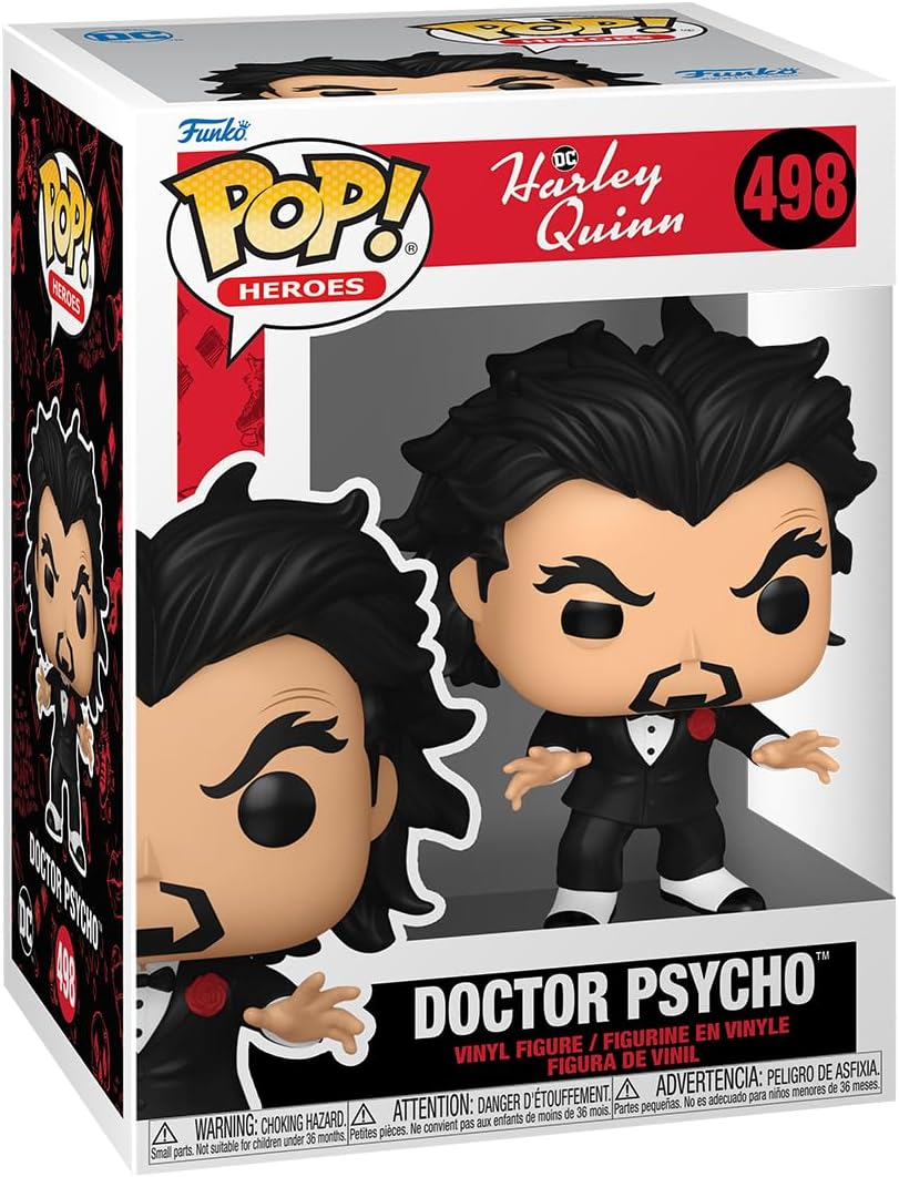 Funko POP! Heroes: Harley Quinn Animated Series - Doctor Psycho - Collectable Vinyl Figure - Gift Idea - Official Merchandise - for Kids & Adults - TV Fans - Model Figure for Collectors and Display