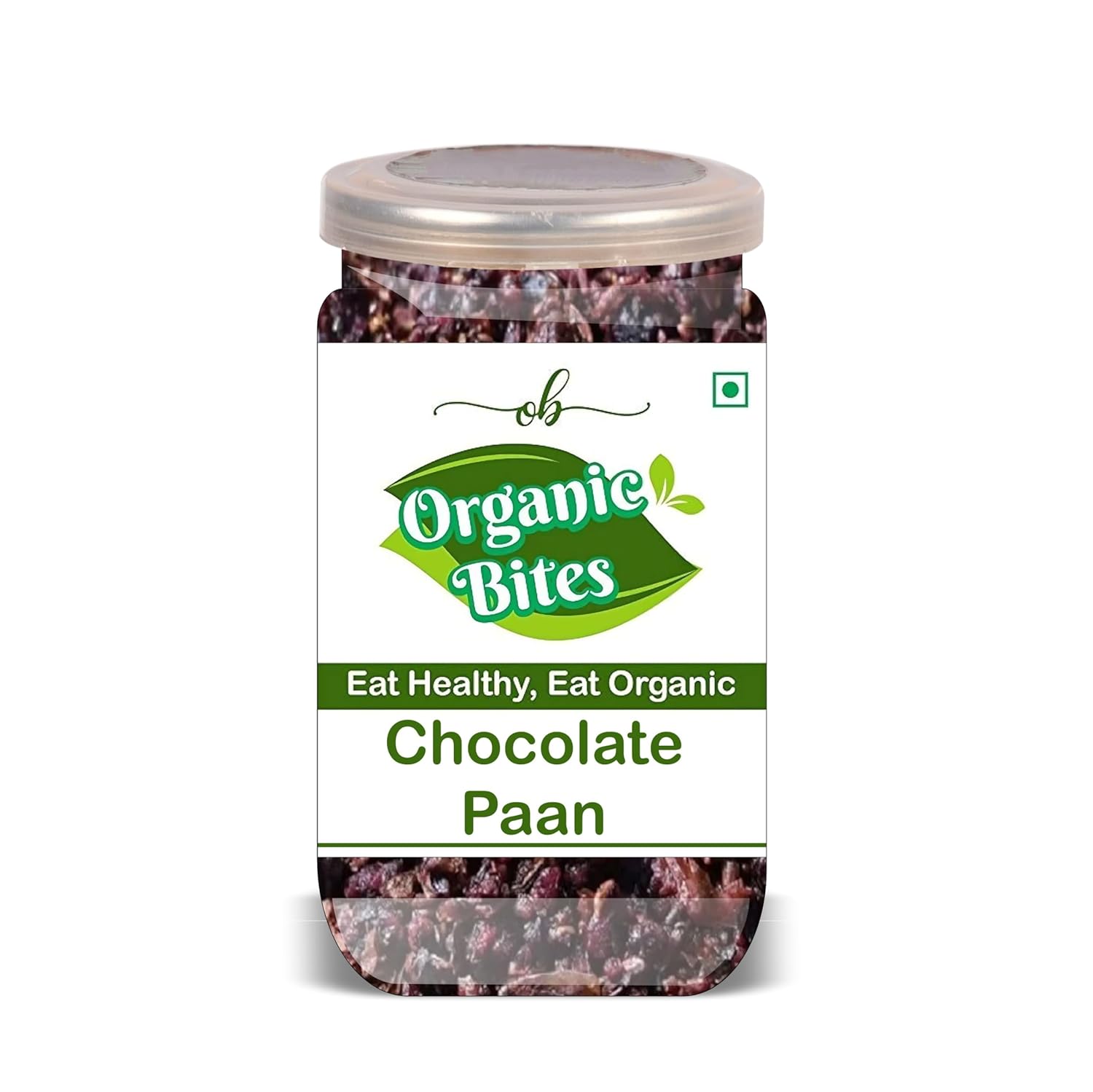 ORGANIC BITES Chocolate Mouth Freshener 500 Gram Airtight Container