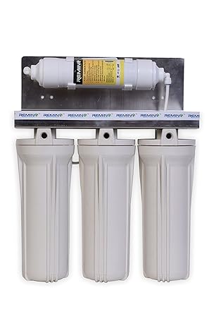 Remino 4 Stage Non-Electric Water Purifier (Under sink and Wall Mounted) 20-25 litres/Hour (No RO and No TDS Reduction)