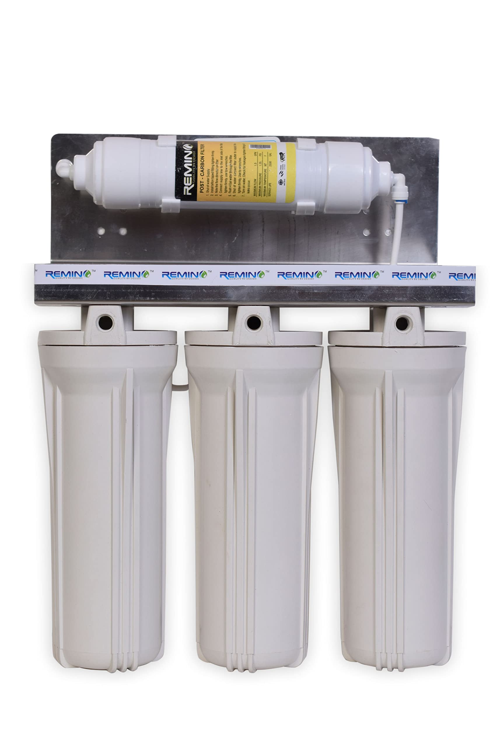 Remino 4 Stage Non-Electric Water Purifier (Under sink and Wall Mounted) 20-25 litres/Hour (No RO and No TDS Reduction)-image-48