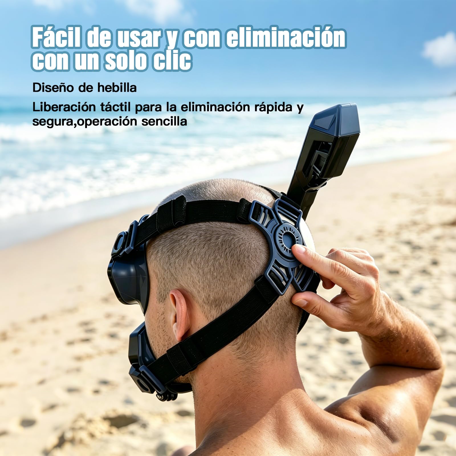 TOMSHOO Juego de esnórquel con tubo y gafas de buceo, antivaho, con campo de visión panorámico de 180°, con tubo de secado de 3 canales para buceo y natación