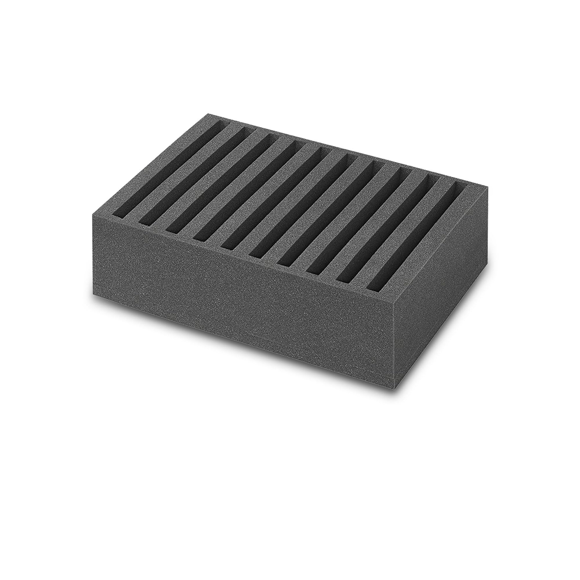 ProPlus 761472PMV01 Porte-Assiettes en Mousse Souple pour 10 Assiettes de Camping-Car et Caravane | Mousse souple antichoc, légère et silencieuse - idéal van, fourgon aménagé et bateau