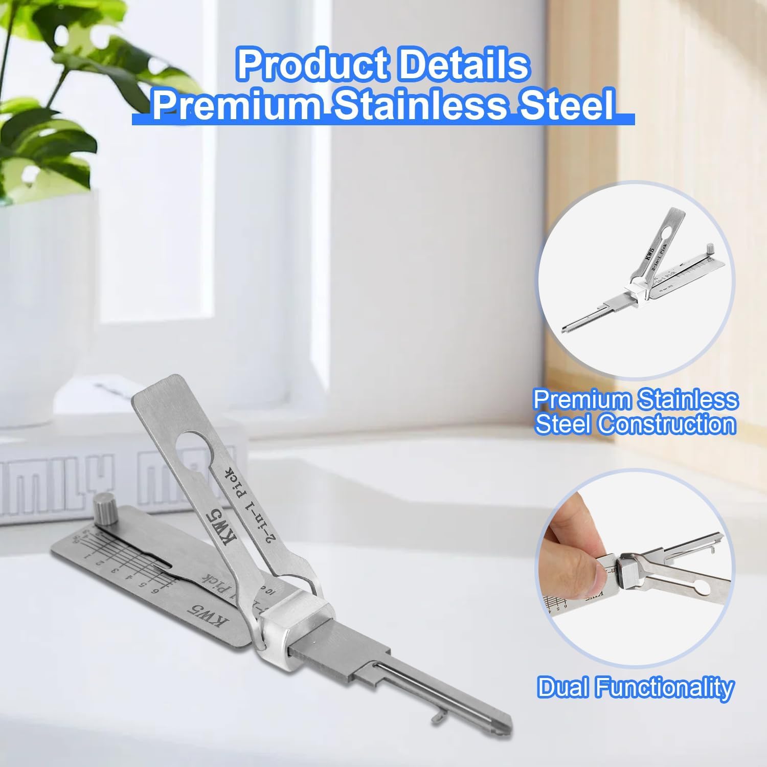 2 In1 Ss001 Ss002 Ss002r R52 Kw1 Kw5 Sc1 Sc4 M1/Ms2 Am5 R52l Outils de serrurier pour portes de maison(AM5)