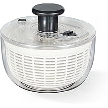 CAROTE 6.4 Qt Salad Spinner Large Lettuce Spinner Plastic Vegetable Fruit Washer, Vegetable Cleaner Salad Cleaner Lettuce Washer, Non-Slip Base, BPA-Free