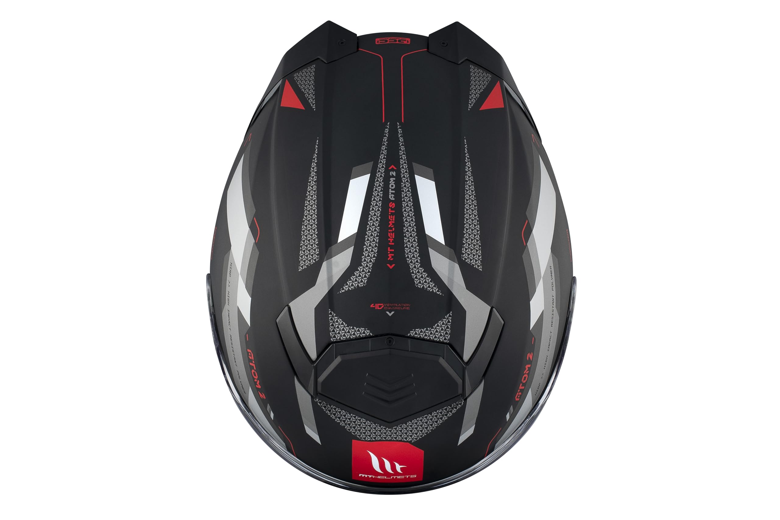 MT Motorcycle Helmet Modular Flip Front - Atom 2 - Bast D5 Matt