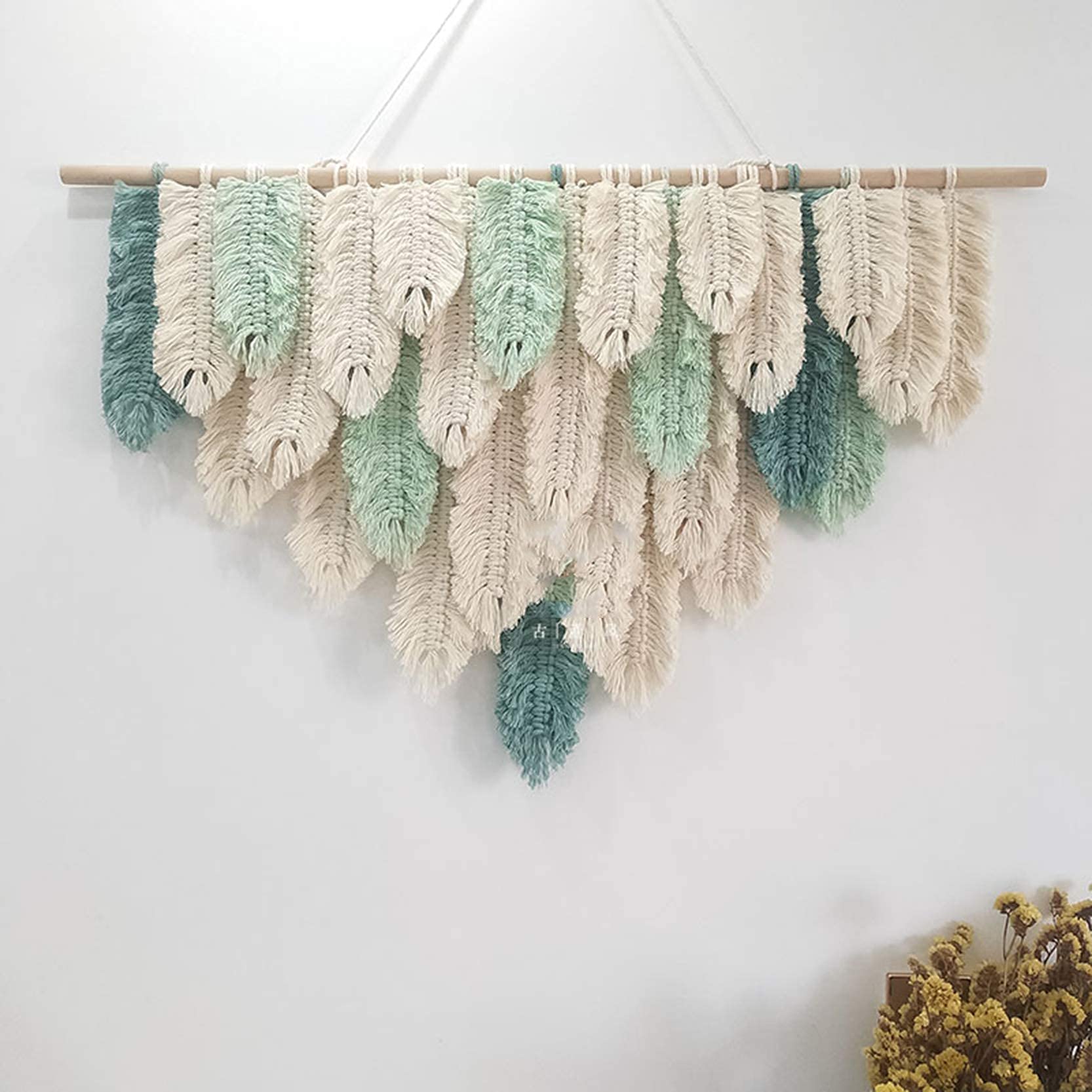 SERENEPEAK Bohemian Macrame Tapestry Wall Hangings Decor(H100x60cm)