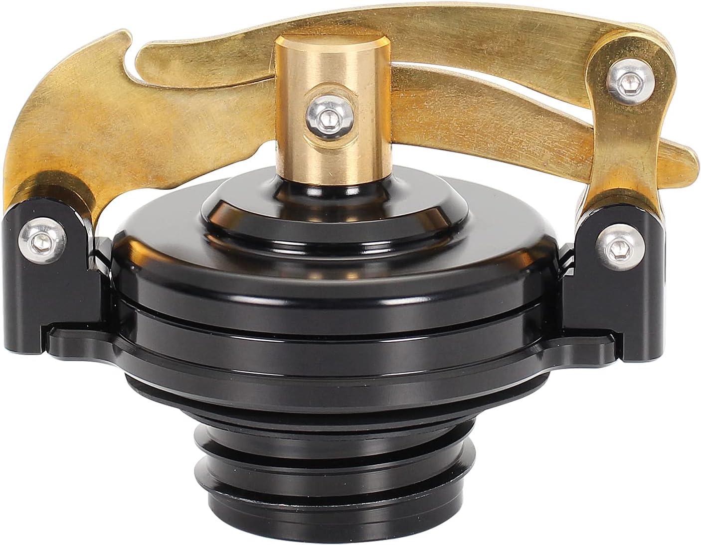 Motorcycle Gas Cap Compatible with Harley Sportster XL883 XL1200 ’92-later/XL883 XL1200 Softail Road King FLHXS FLTRX FLHXST FLTRXST Freewheeler Models