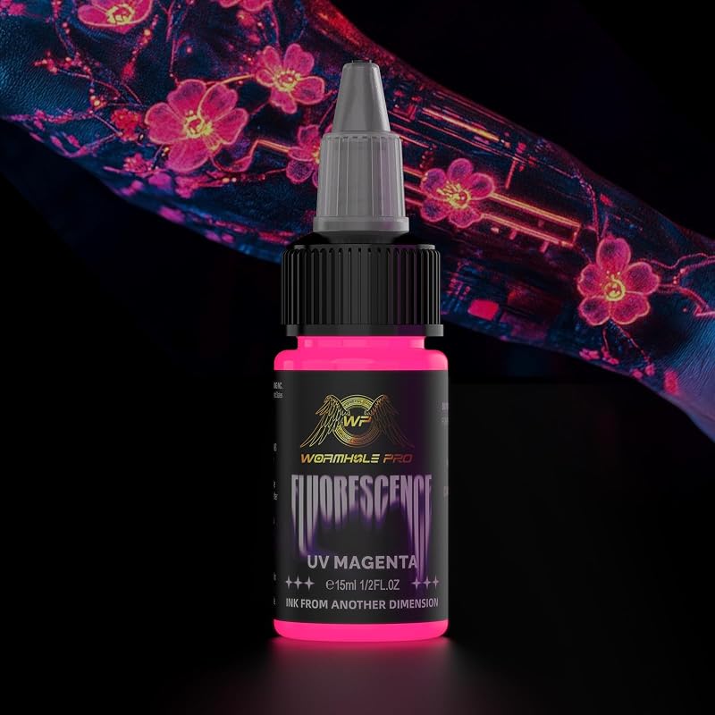 Tinta para tatuagem WORMHOLEPRO Magenta, 15 mL, 1 unidade
