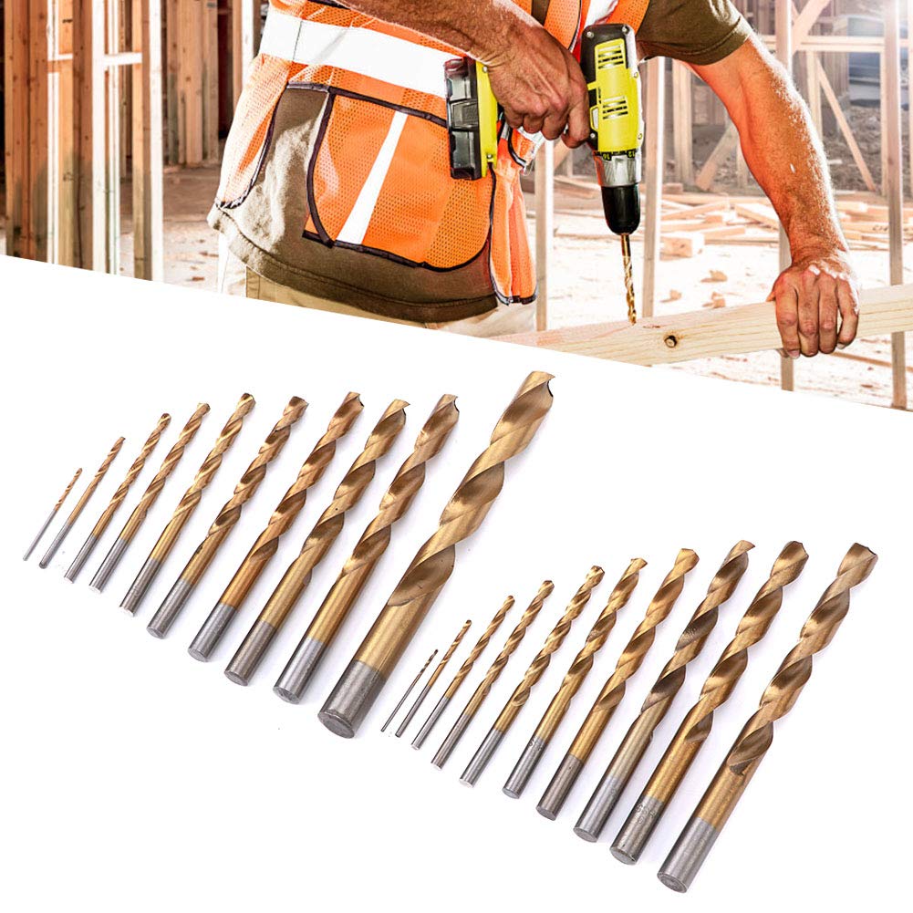 Ausla Set Punte HSS Titanio 202 Pezzi 1-13mm | Multifunzione per legno, plastica, alluminio, range 1-13mm
