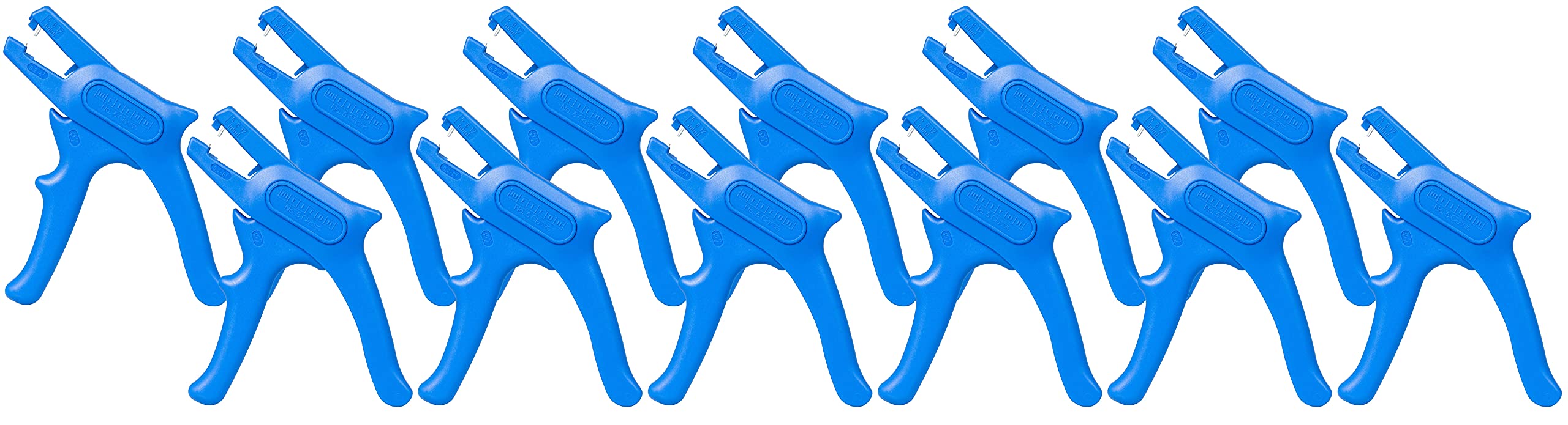 WEICON TOOLS Nr 5 Classic, automatyczne szczypce do zdejmowania izolacji do przewodów 0,2–6 mm², ze zintegrowanym obcinaczem bocznym, zestaw 12 szt.