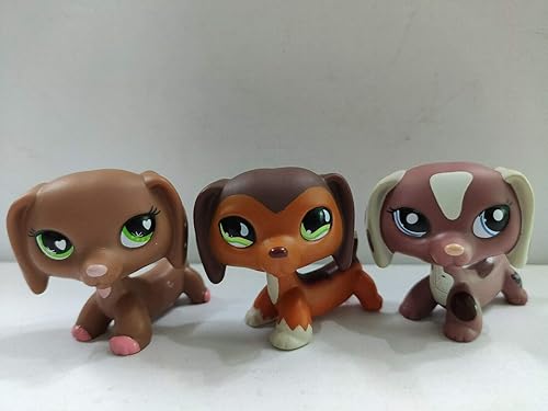 Miniatura 1 de Littlest Pet Shop LPS#556#1631 - Juego de 3 salchichas, diseño de perro salchicha