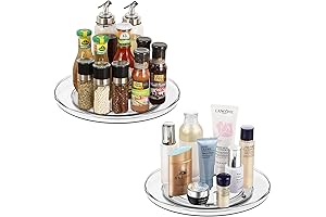10.6 Inch Lazy Susan for Kitchen Cabinets (2 Pack)