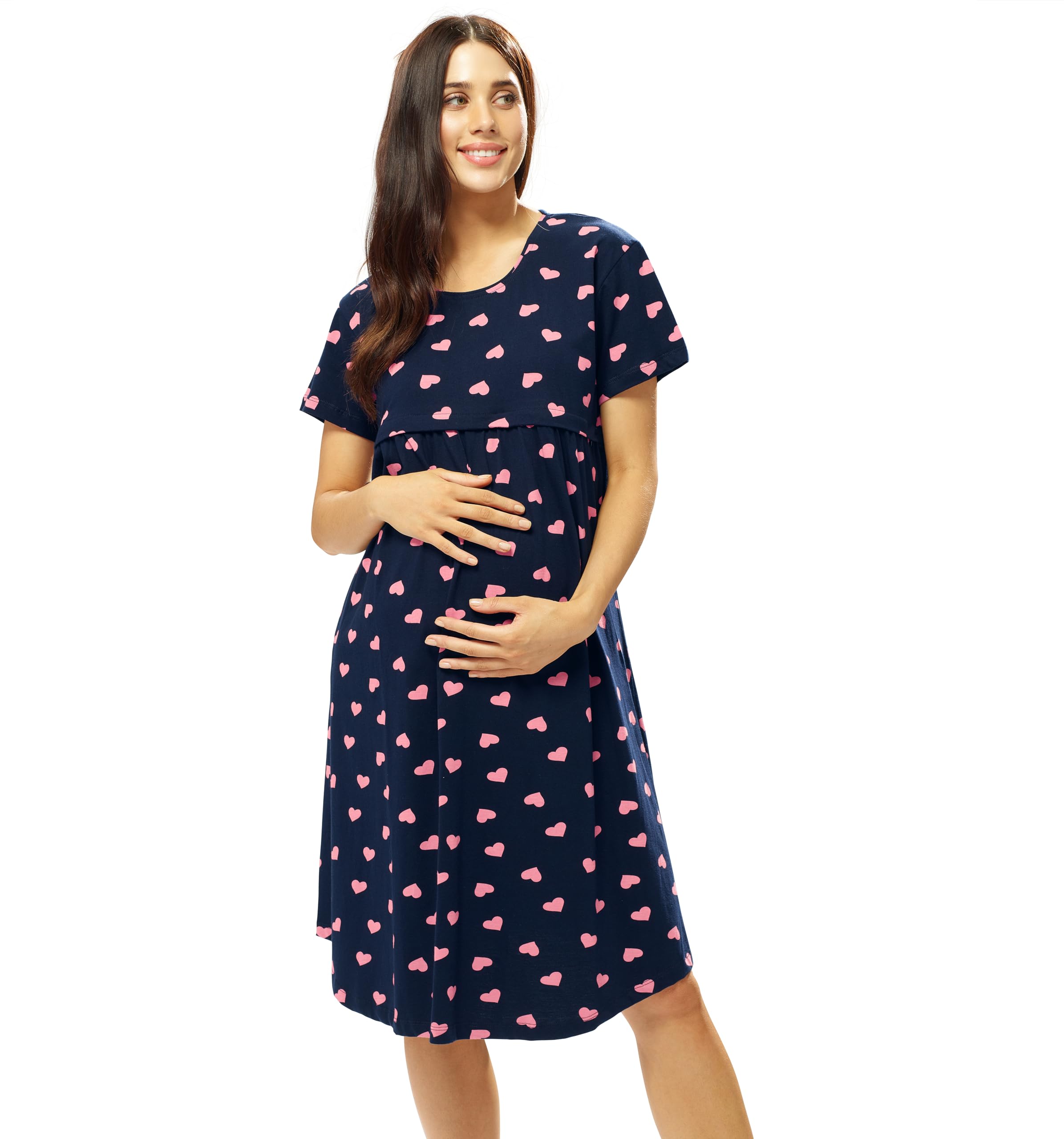 lotik Women's Cotton Maternity Night Suit set-picture-13